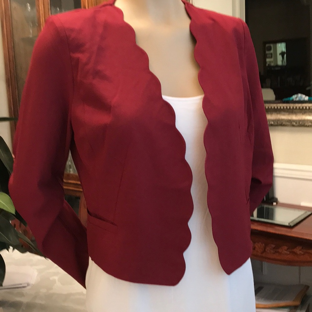 NWT Crop Jacket by Love Tree Lg